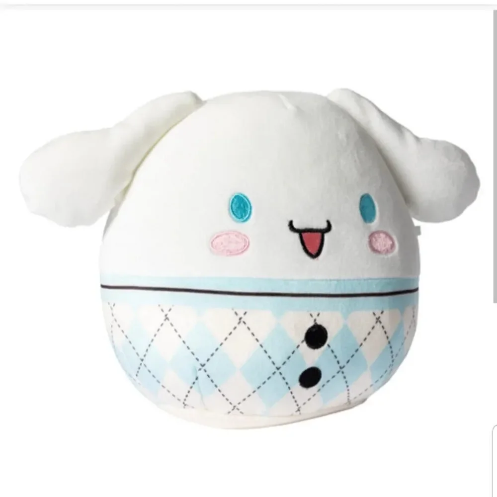 Squishmallows Cinnamoroll Wearing Plaid Sweater 6.5